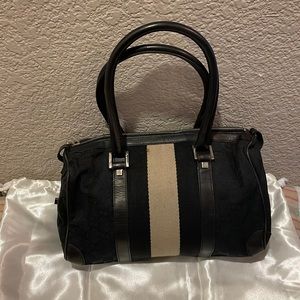 Vintage Gucci Monogram Satchel Bag